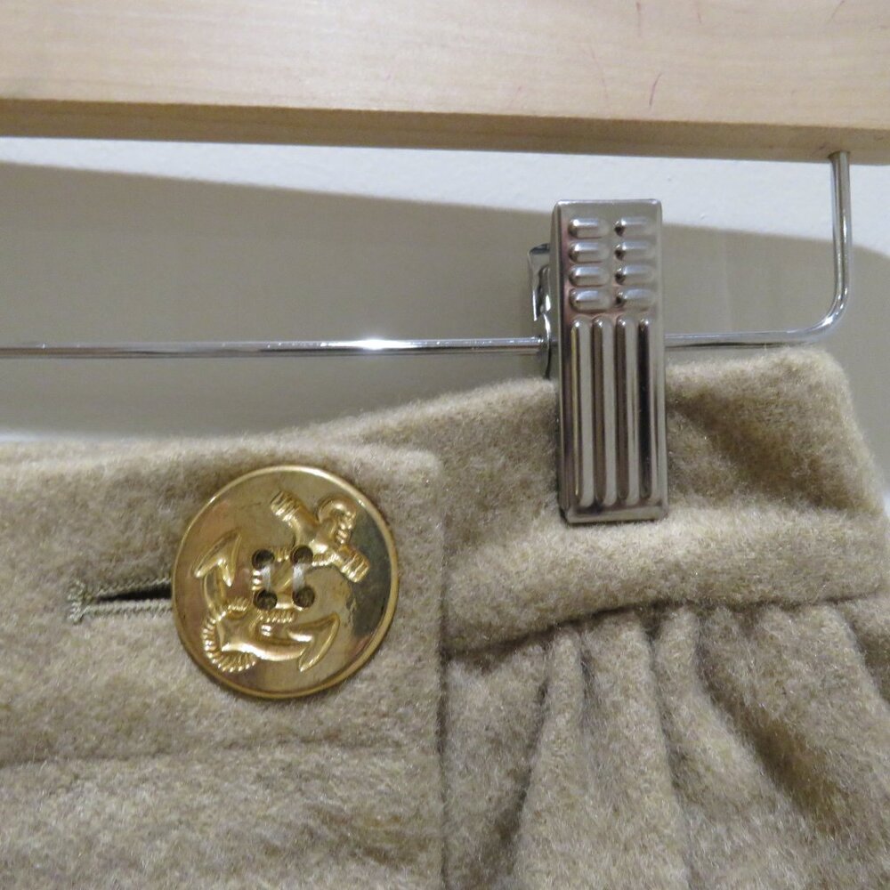 OPENING CEREMONY Cashmere Wool Blend Button Front Skirt Preppy Old Money NWT - Picture 4 of 12